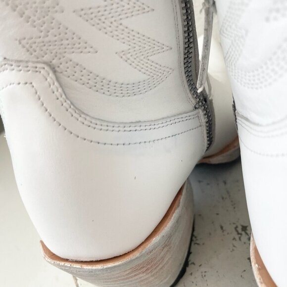 Lane MEGAN MORONEY Cowboy Boots Smokeshow Womens 10 White Western Cowgirl Tall - Picture 5 of 14